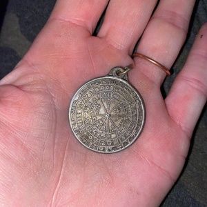 Mayan calendar pendant